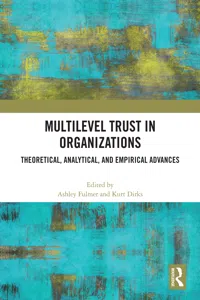 Multilevel Trust in Organizations_cover