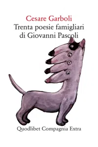 Trenta poesie famigliari di Giovanni Pascoli_cover