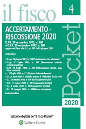 Accertamento e riscossione 2020