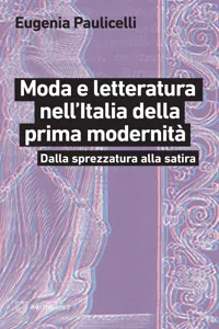 Moda e letteratura nell'Italia della prima modernità_cover