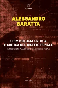 Criminologia critica e critica del diritto penale_cover