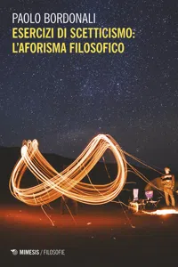 Esercizi di scetticismo: l'aforisma filosofico_cover