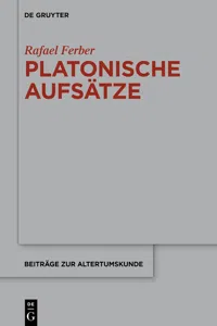 Platonische Aufsätze_cover