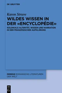 Wildes Wissen in der «Encyclopédie»_cover