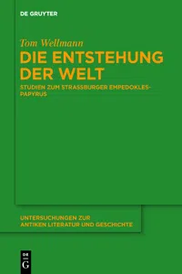 Die Entstehung der Welt_cover