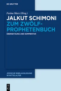 Jalkut Schimoni zum Zwölfprophetenbuch_cover