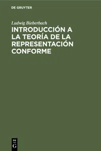 Introducción a la teoría de la representación conforme_cover