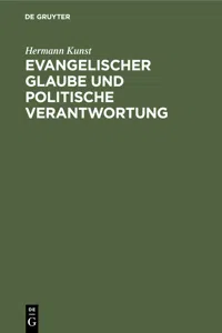 Evangelischer Glaube und politische Verantwortung_cover