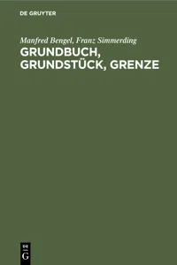 Grundbuch, Grundstück, Grenze_cover