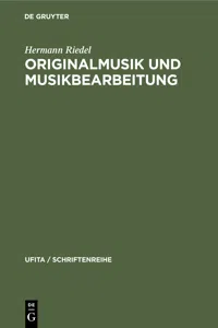 Originalmusik und Musikbearbeitung_cover