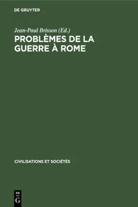 Problèmes de la guerre à Rome_cover