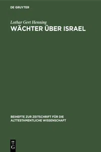 Wächter über Israel_cover