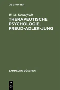 Therapeutische Psychologie. Freud-Adler-Jung_cover