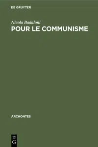 Pour le communisme_cover