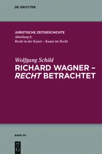 Richard Wagner - recht betrachtet_cover
