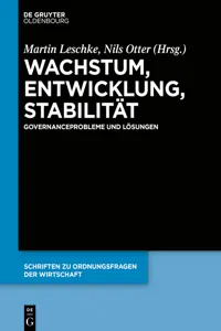 Wachstum, Entwicklung, Stabilität_cover