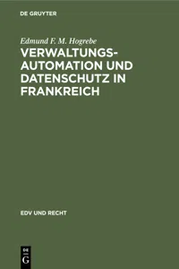 Verwaltungsautomation und Datenschutz in Frankreich_cover