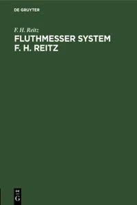 Fluthmesser System F. H. Reitz_cover