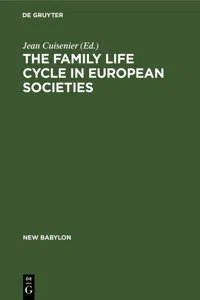 The family life cycle in European societies_cover