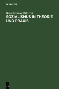 Sozialismus in Theorie und Praxis_cover