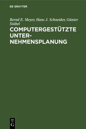 Computergestützte Unternehmensplanung