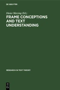 Frame Conceptions and Text Understanding_cover