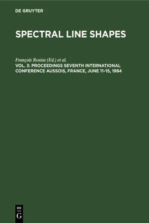 Proceedings Seventh International Conference Aussois, France, June 11–15, 1984