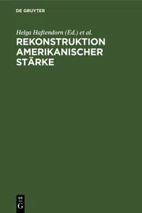 Rekonstruktion amerikanischer Stärke_cover