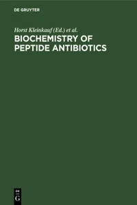 Biochemistry of Peptide Antibiotics_cover