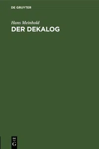 Der Dekalog_cover