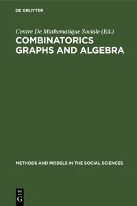 Combinatorics Graphs and Algebra_cover