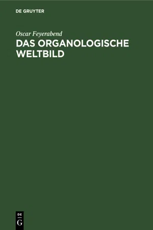 Das organologische Weltbild