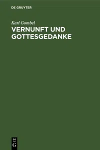 Vernunft und Gottesgedanke_cover