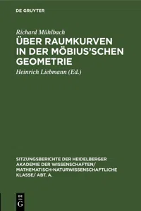 Über Raumkurven in der Möbius'schen Geometrie_cover