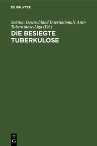 Die besiegte Tuberkulose_cover