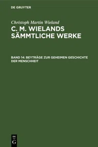 Beyträge zur geheimen Geschichte der Menschheit_cover