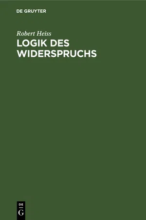 Logik des Widerspruchs