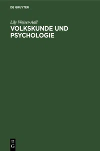 Volkskunde und Psychologie_cover