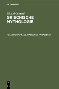 Heroensage. Italisches. Parallelen_cover