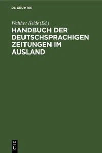 Handbuch der deutschsprachigen Zeitungen im Ausland_cover