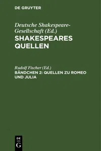 Quellen zu Romeo und Julia_cover