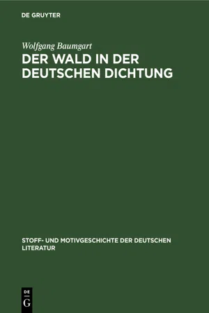 Der Wald in der deutschen Dichtung