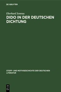 Dido in der deutschen Dichtung_cover