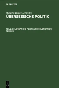 Colonisations-Politik und Colonisations-Technik_cover