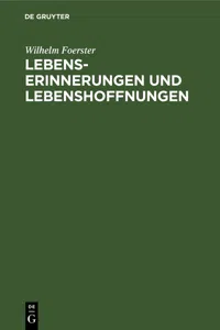 Lebenserinnerungen und Lebenshoffnungen_cover