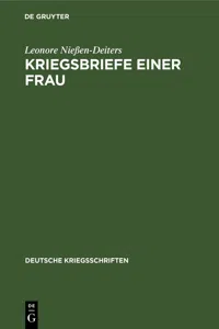 Kriegsbriefe einer Frau_cover