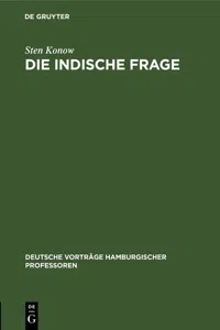 Die indische Frage_cover