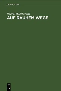 Auf rauhem Wege_cover