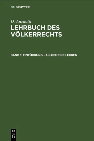 Einführung - Allgemeine Lehren