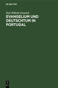 Evangelium und Deutschtum in Portugal_cover